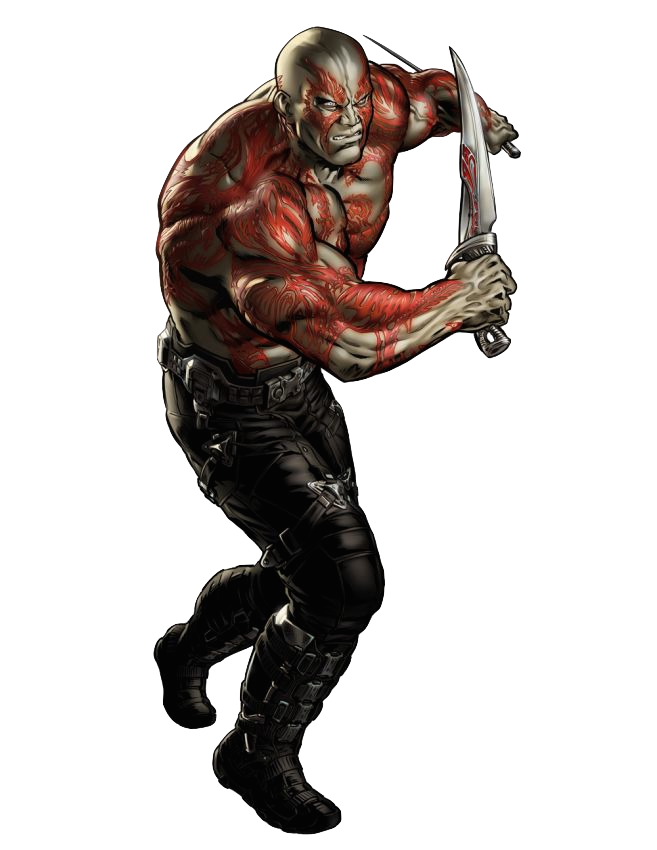 Drax The Destroyer PNG Transparent