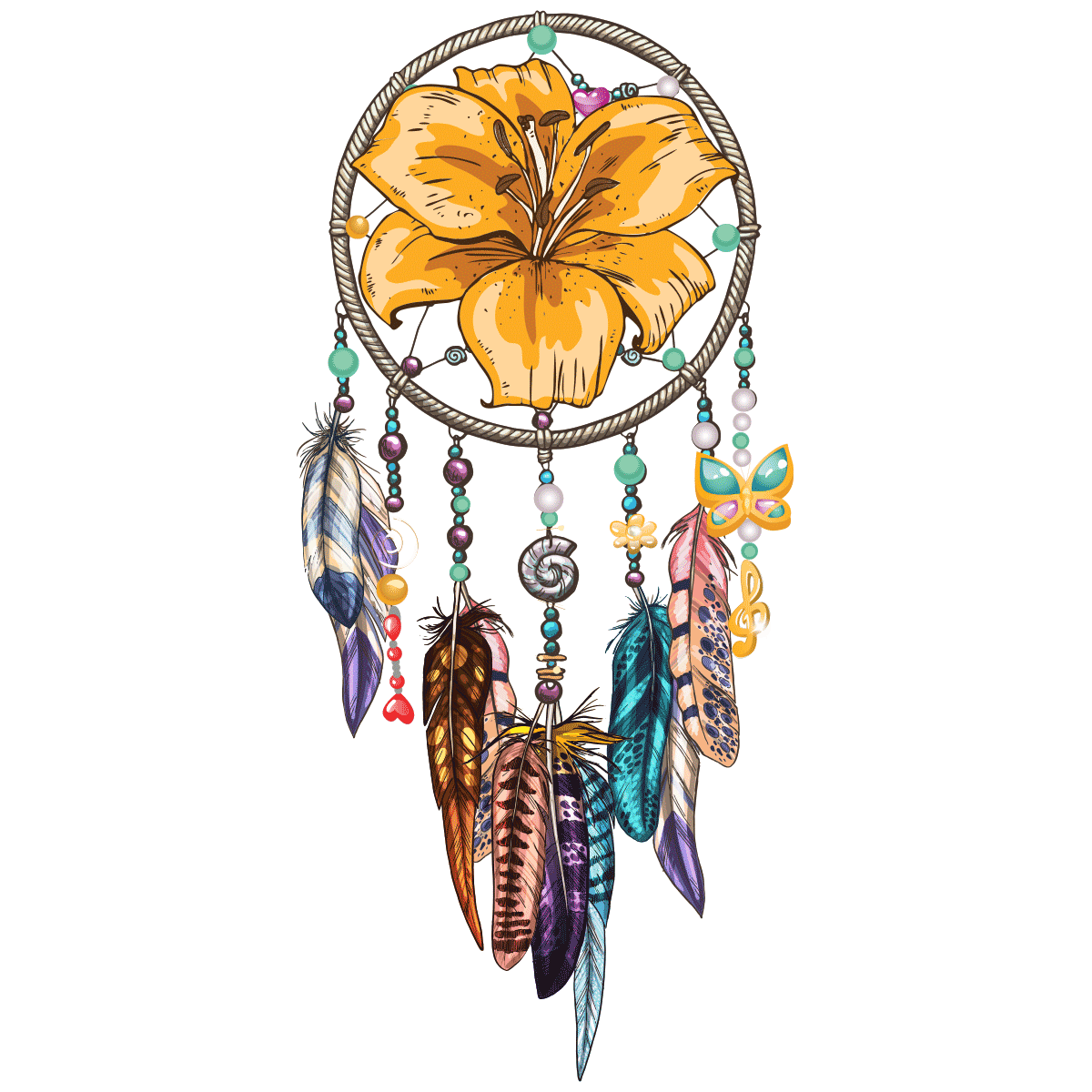Dreamcatcher PNG Isolated Image