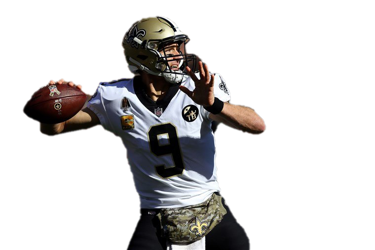 Drew Brees PNG HD Isolated