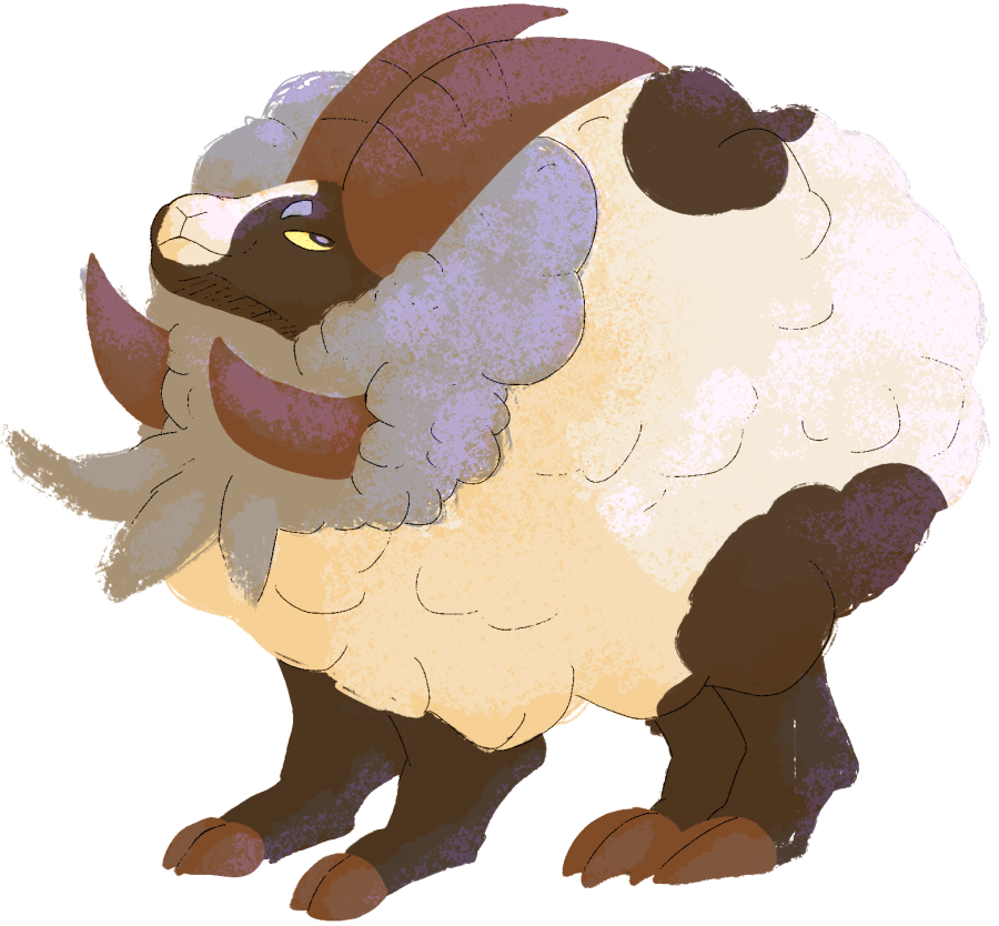 Dubwool Pokemon PNG HD Isolated