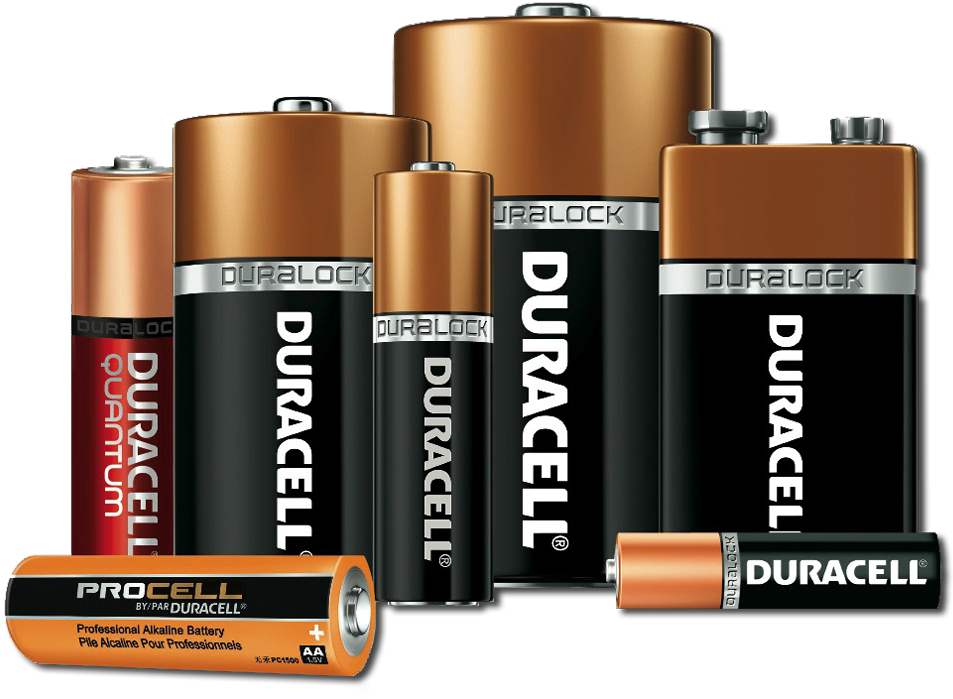 Duracell Battery PNG HD Isolated