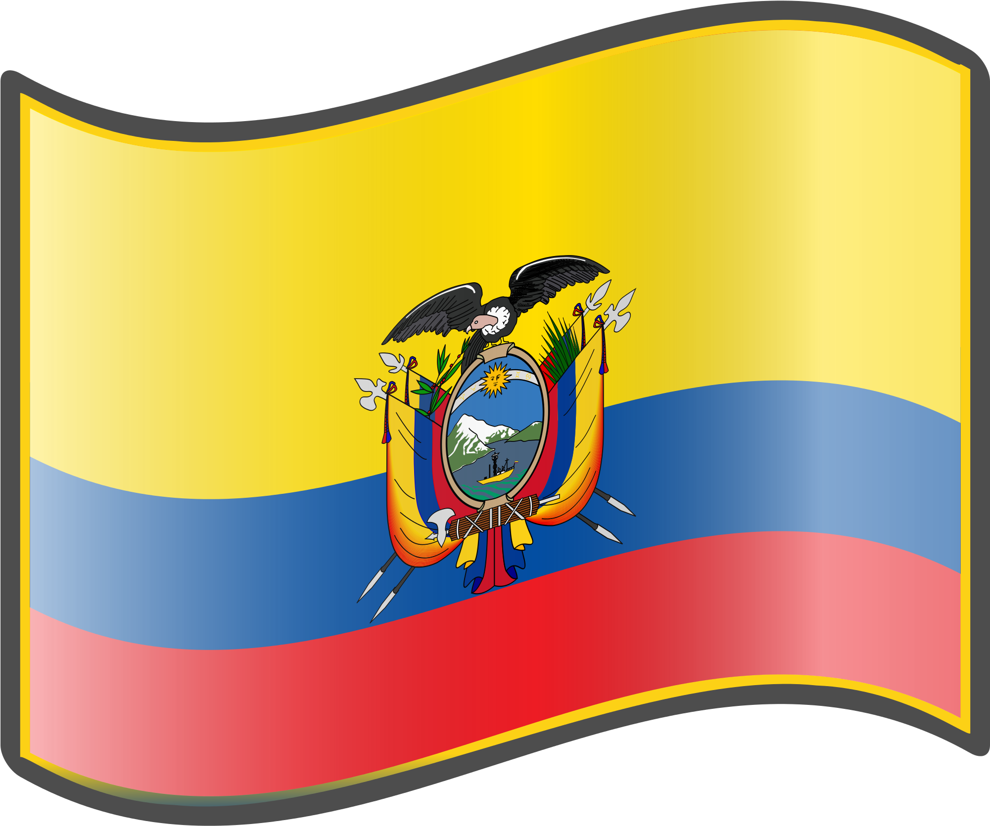 Ecuador Flag PNG File