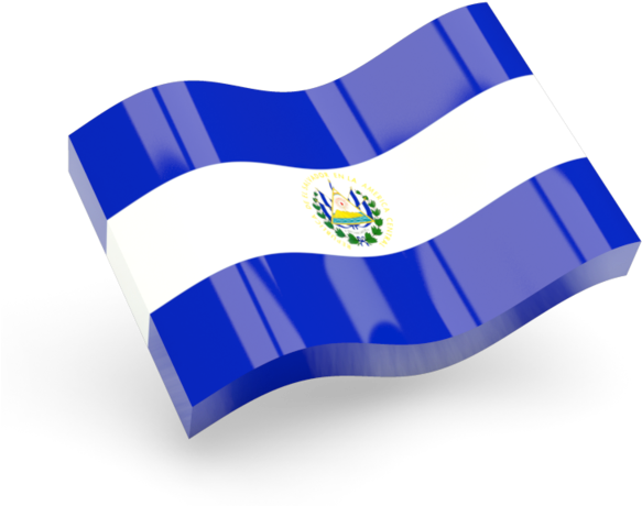 El Salvador Flag PNG Isolated Pic
