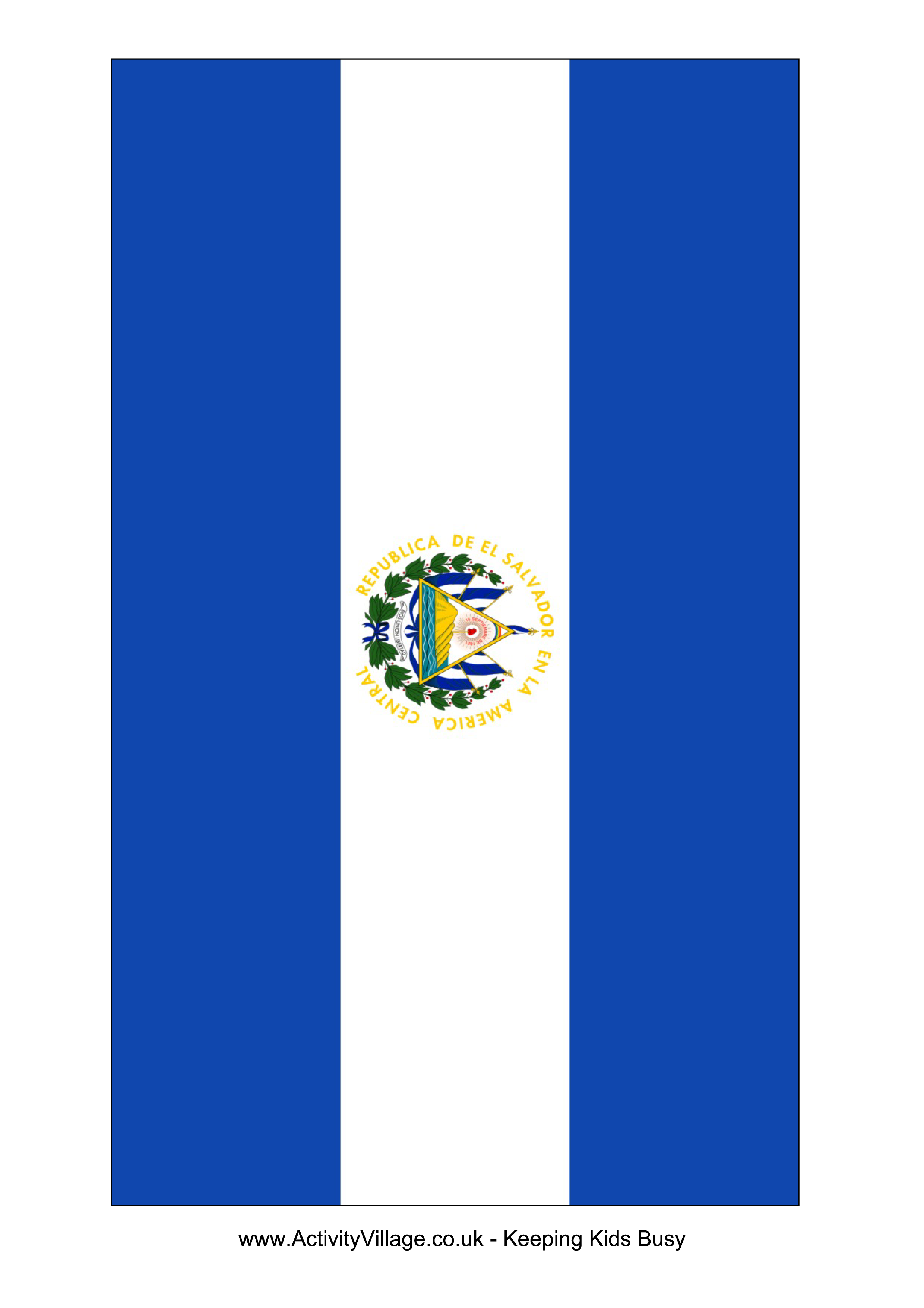 El Salvador Flag Transparent PNG
