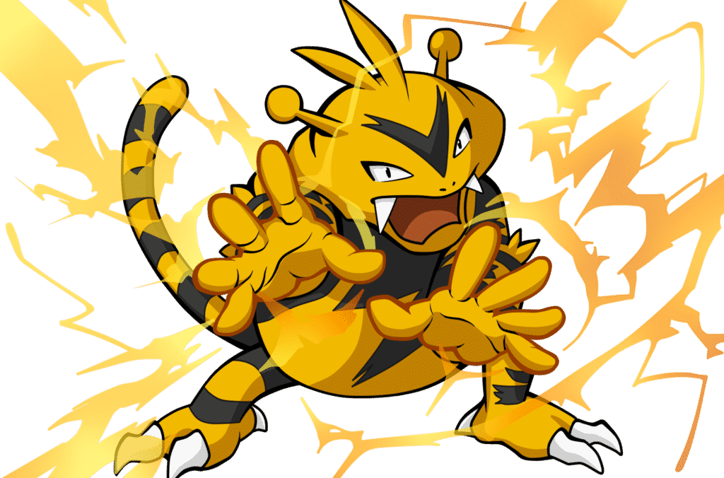 Electivire Pokemon PNG Isolated Clipart