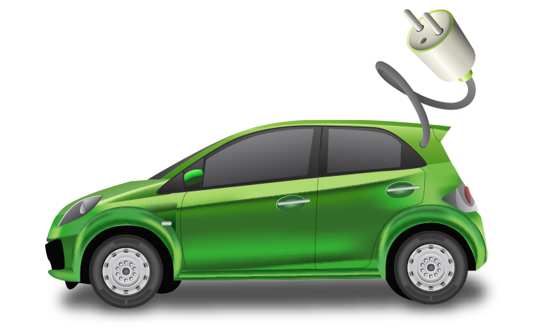 Electric Car PNG Clipart