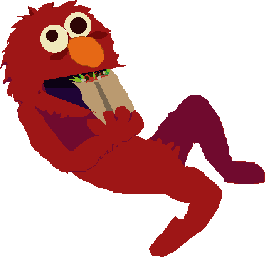 Elmo Background Isolated PNG