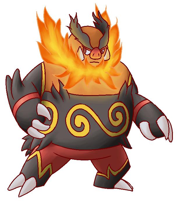 Emboar Pokemon PNG HD Isolated