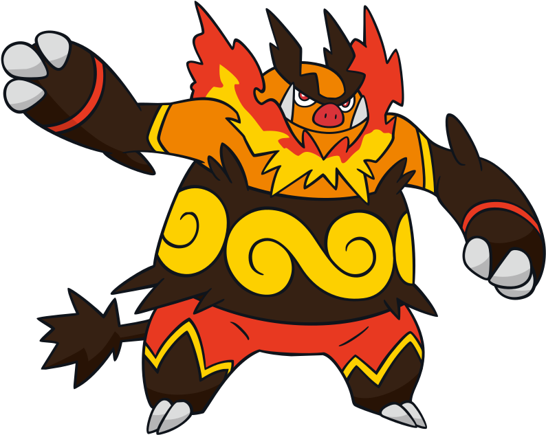 Emboar Pokemon PNG Isolated File