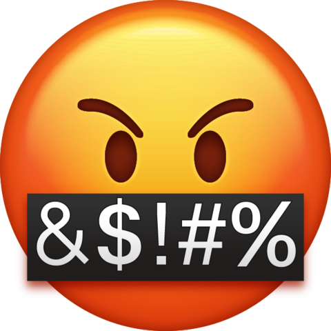 Emoji Angry PNG Isolated Photo