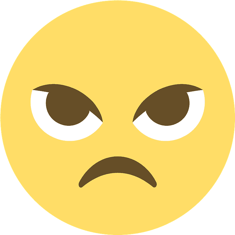 Emoji Angry PNG Transparent