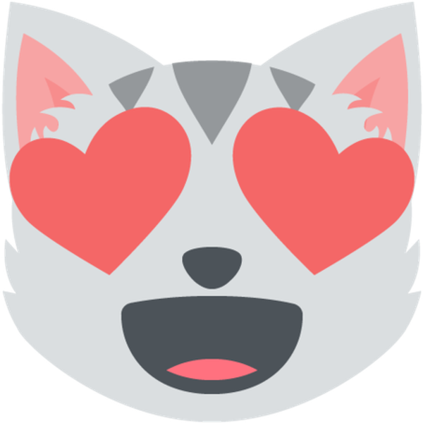 Emoji Heart Eyes PNG HD Isolated