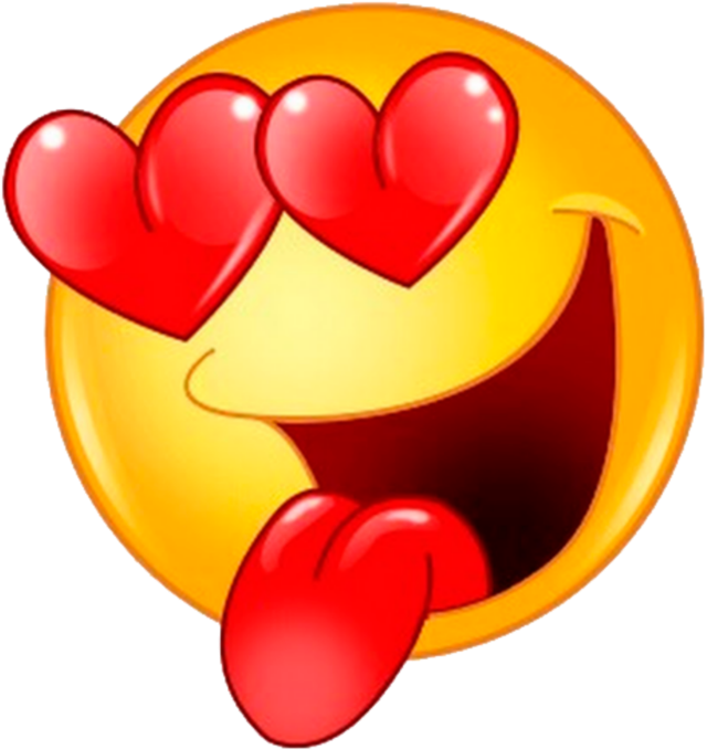 Emoji Heart Eyes PNG Pic