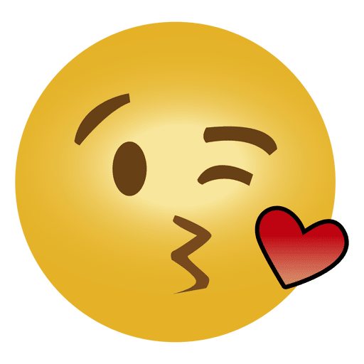 Emoji Wink PNG HD Isolated