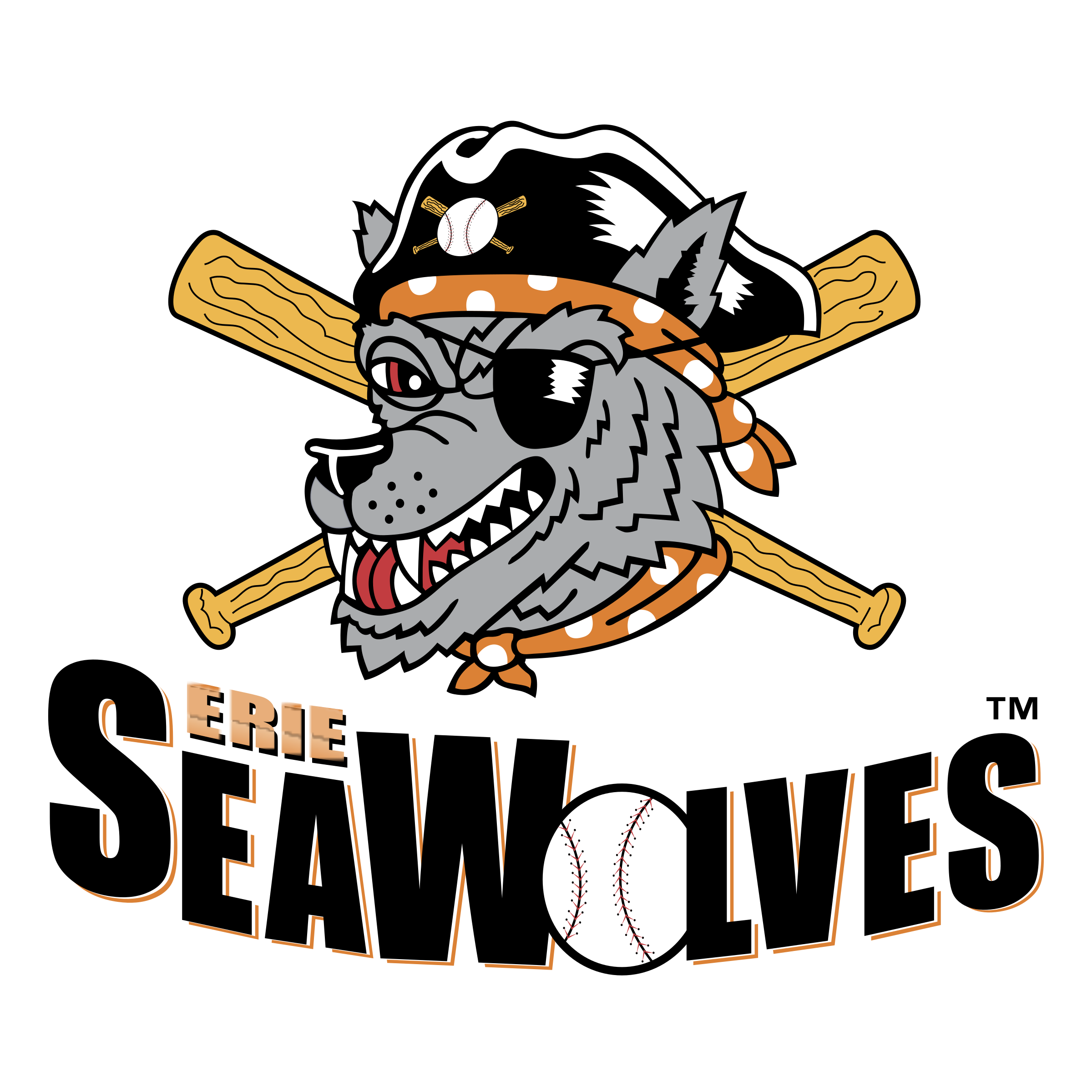 Erie SeaWolves PNG HD