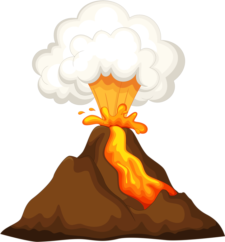 Eruption PNG Isolated File