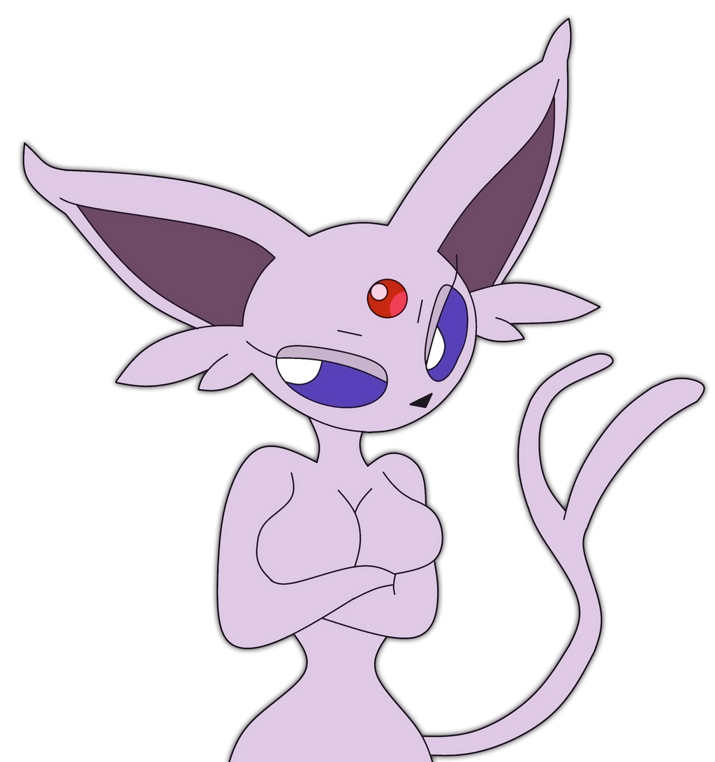 Espeon Pokemon PNG Isolated Clipart