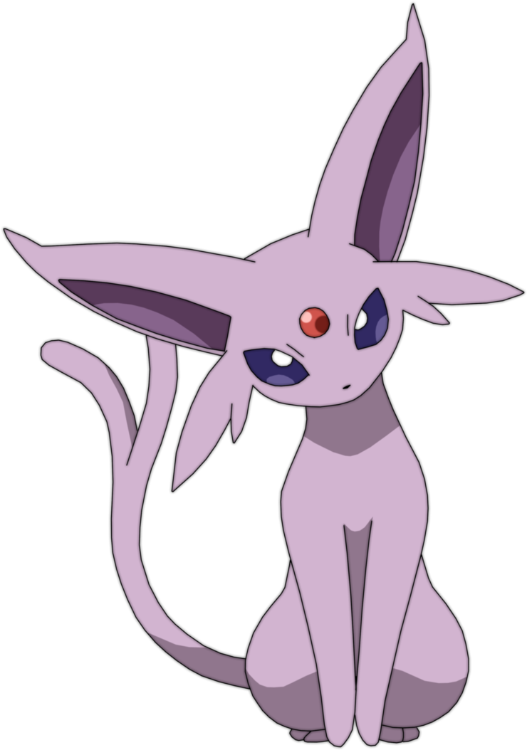 Espeon Pokemon PNG Isolated Free Download