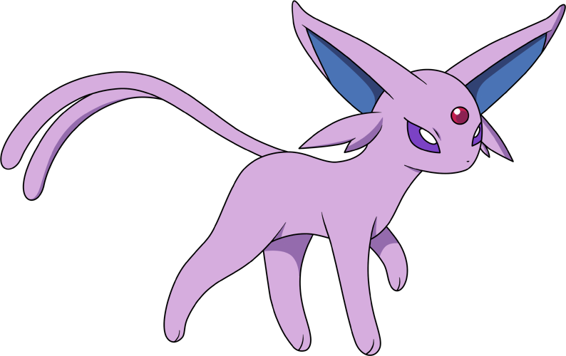 Espeon Pokemon PNG Isolated Picture