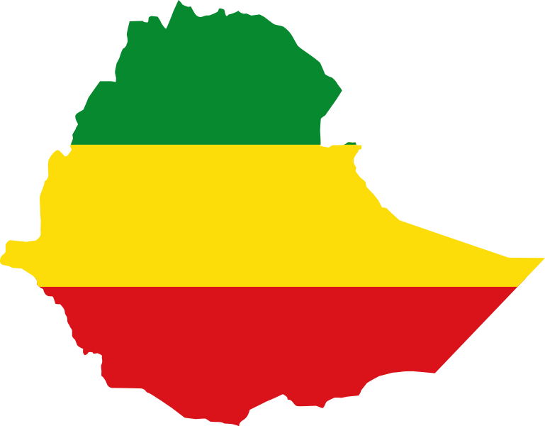 Ethiopia Flag PNG Pic