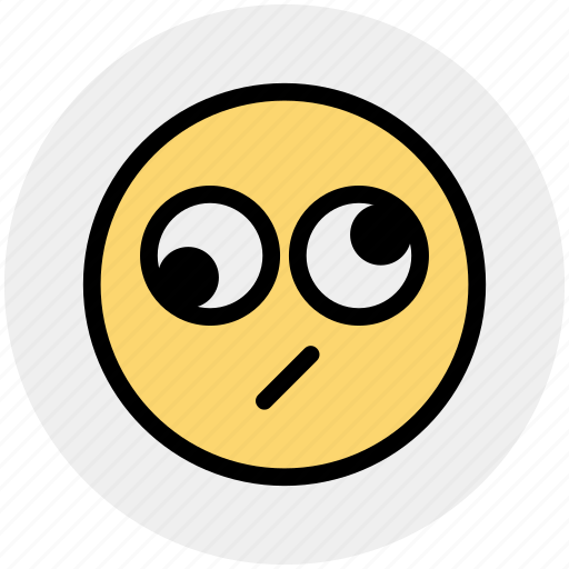Eye Roll Emoji PNG HD