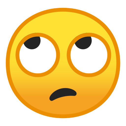 Eye Roll Emoji PNG Picture