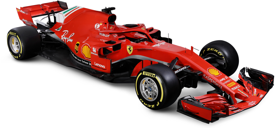 F1 Ferrari PNG HD Isolated