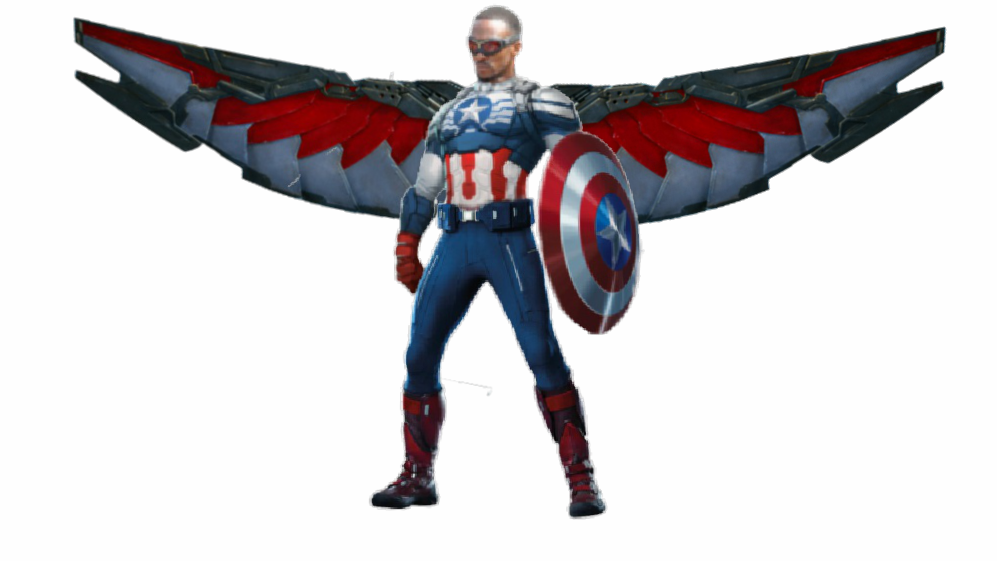Falcon Marvel PNG Isolated Image