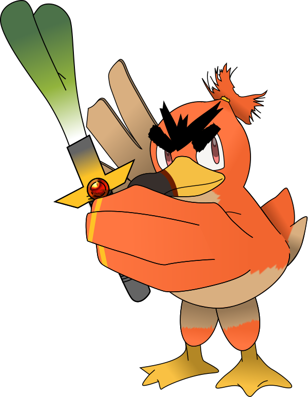 Farfetch’d Pokemon PNG Isolated HD