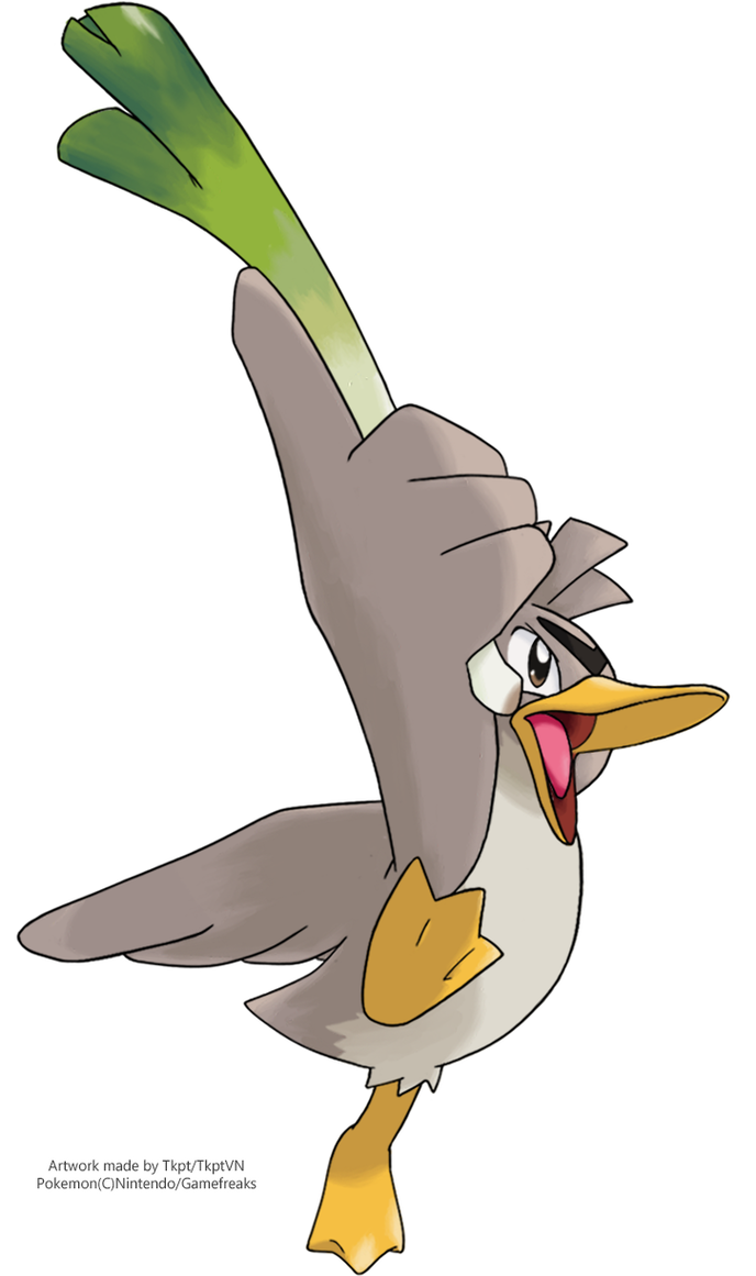 Farfetch’d Pokemon PNG Isolated Image