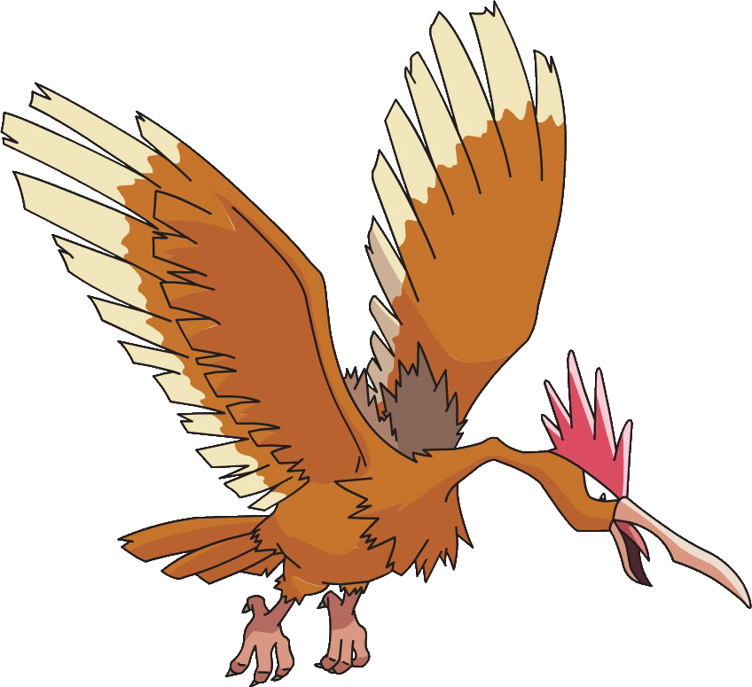Fearow Pokemon PNG Isolated File