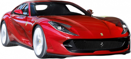 Ferrari 812 Superfast PNG Isolated Image