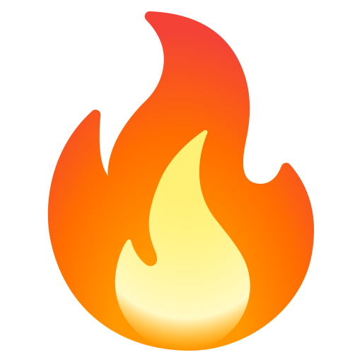 Fire Emoji PNG Photo