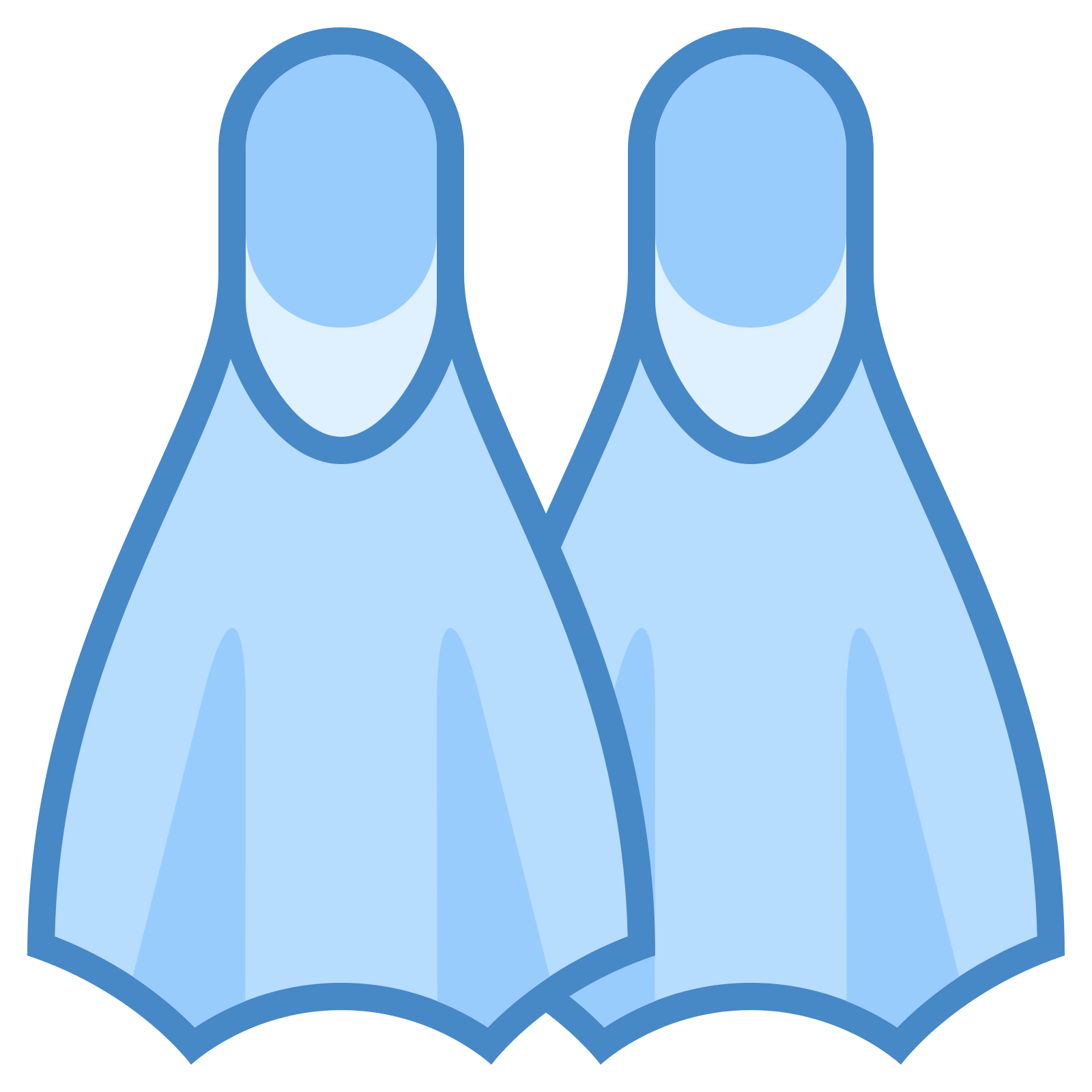 Flippers Transparent Background