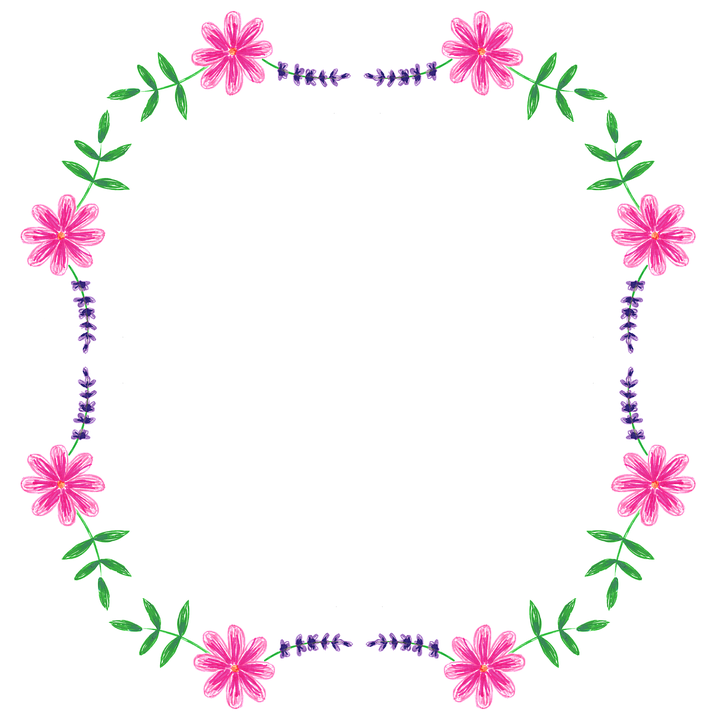 Floral Wreath PNG Isolated Image
