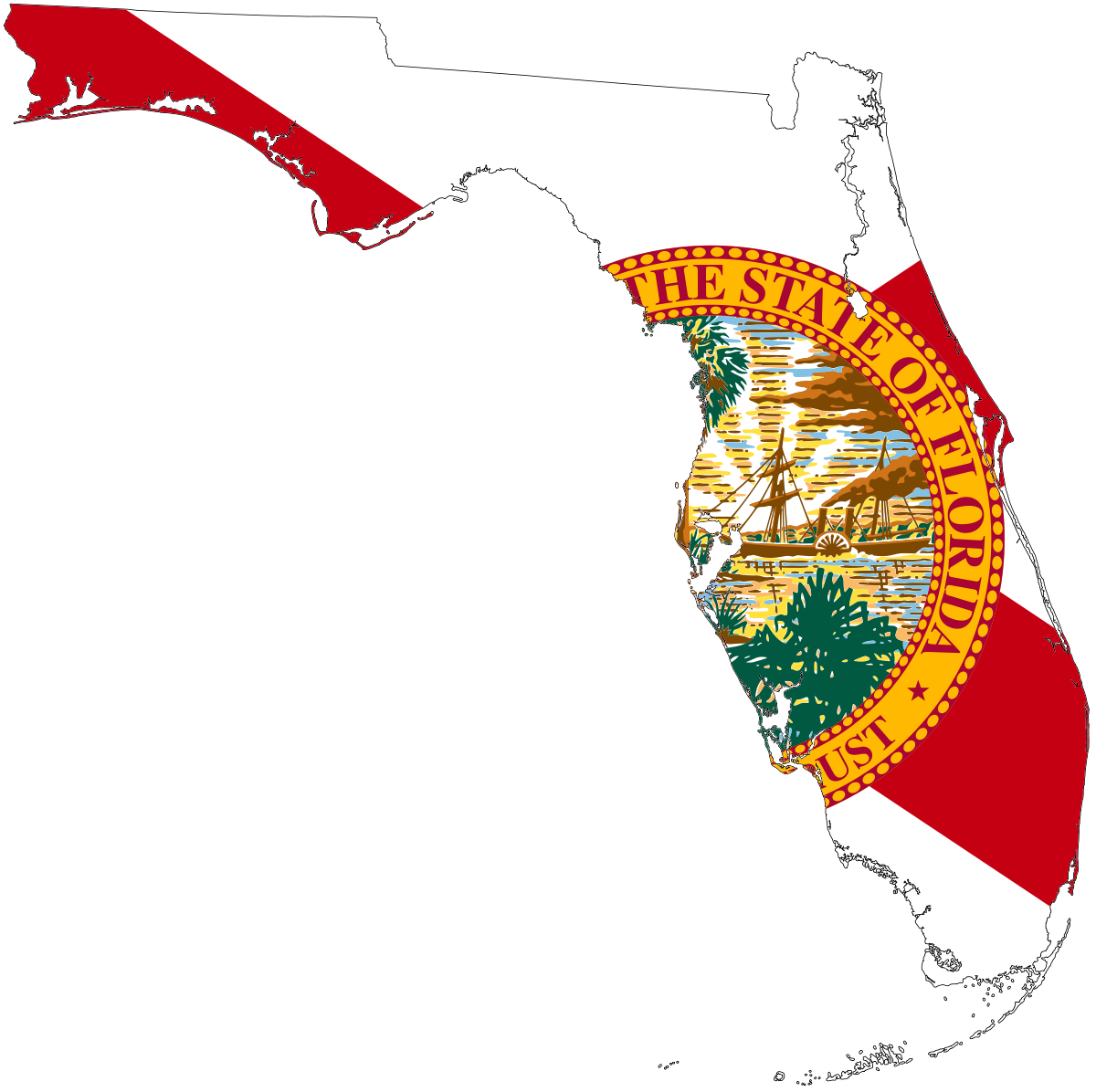 Florida Flag PNG HD
