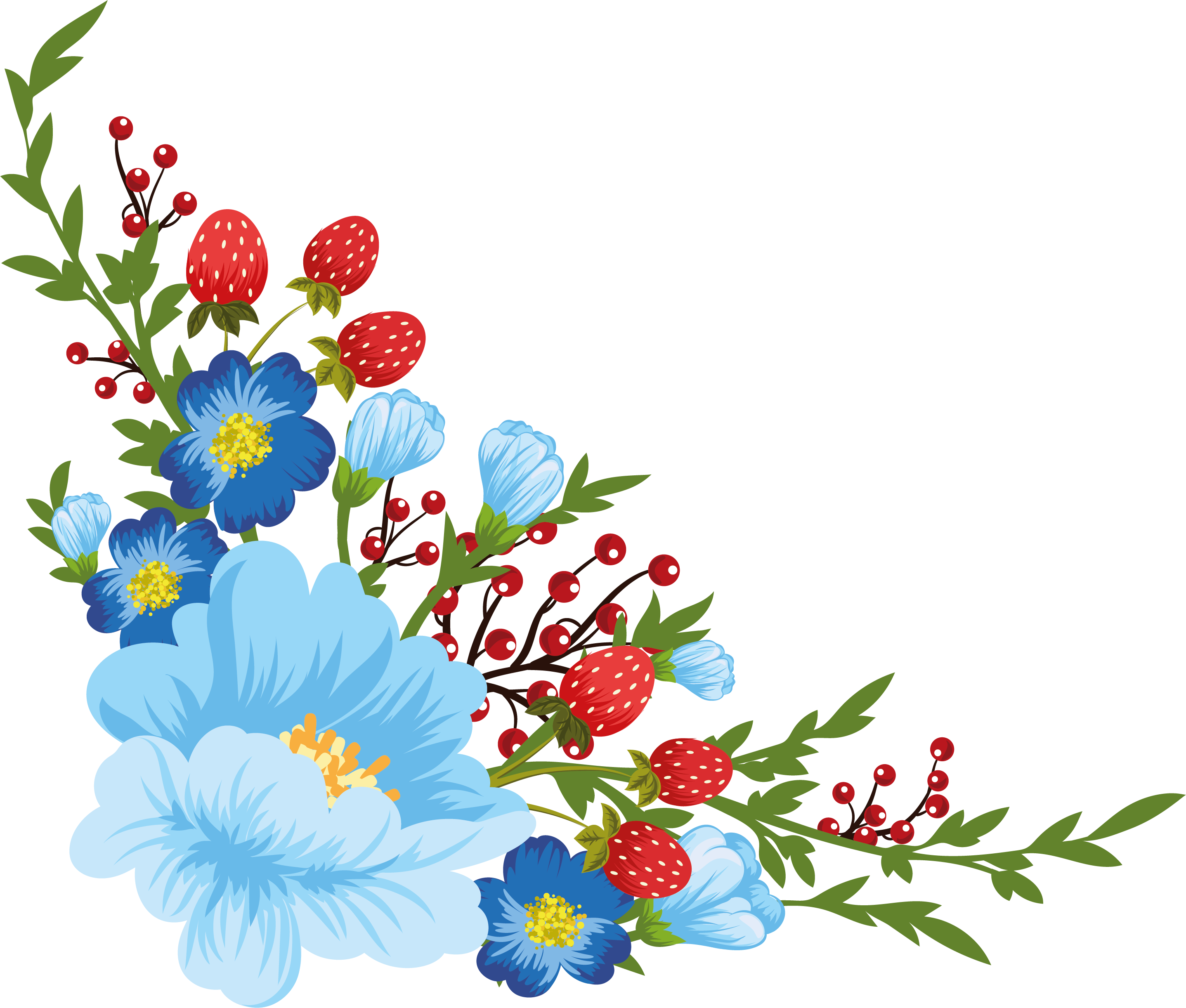 Flower Background Isolated PNG