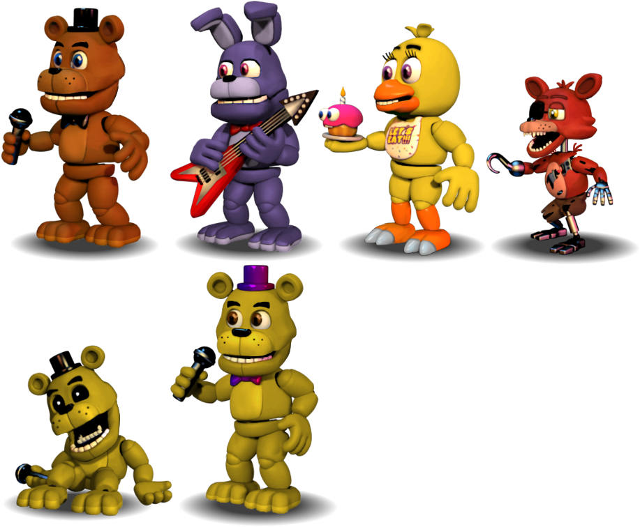 Fnaf Characters PNG Free Download