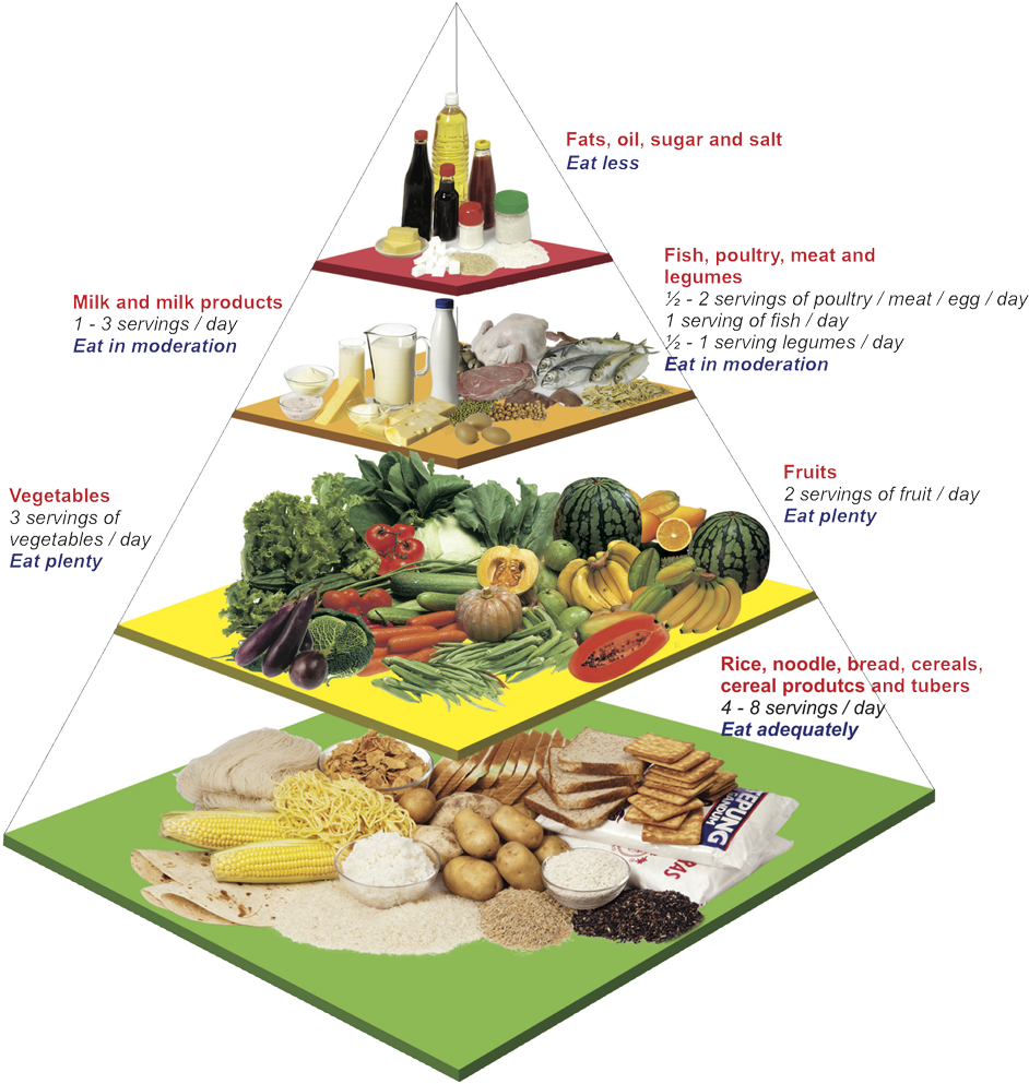 Food Pyramid PNG Transparent