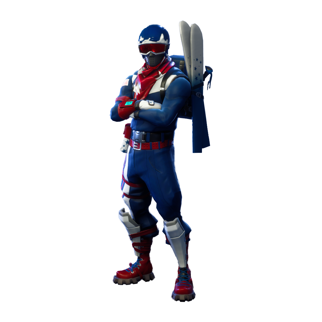 Fornite Alpine Ace USA PNG