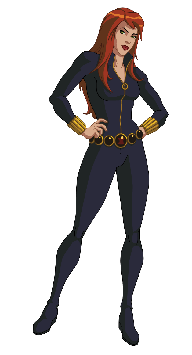 Fornite Black Widow Outfit PNG File