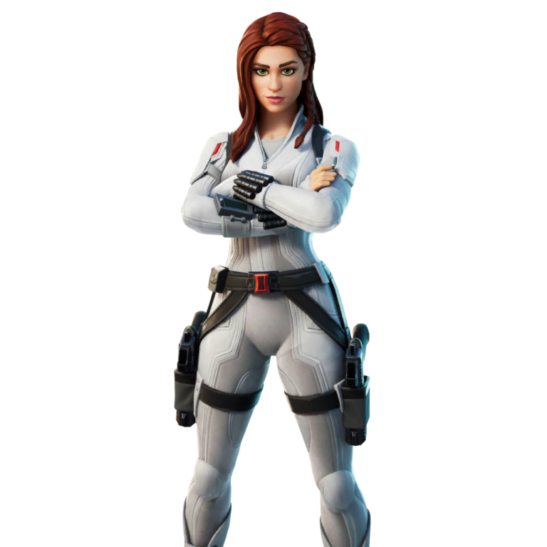 Fornite Black Widow Outfit PNG Picture