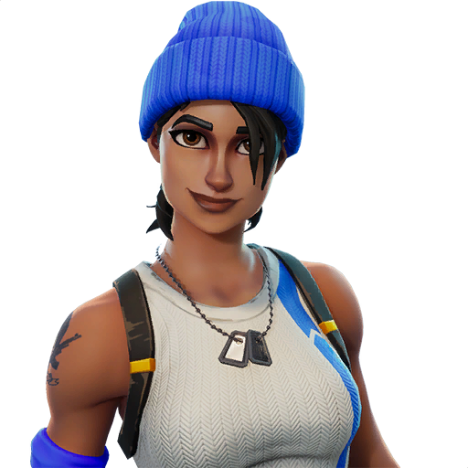 Fornite Blue Team Leader PNG HD