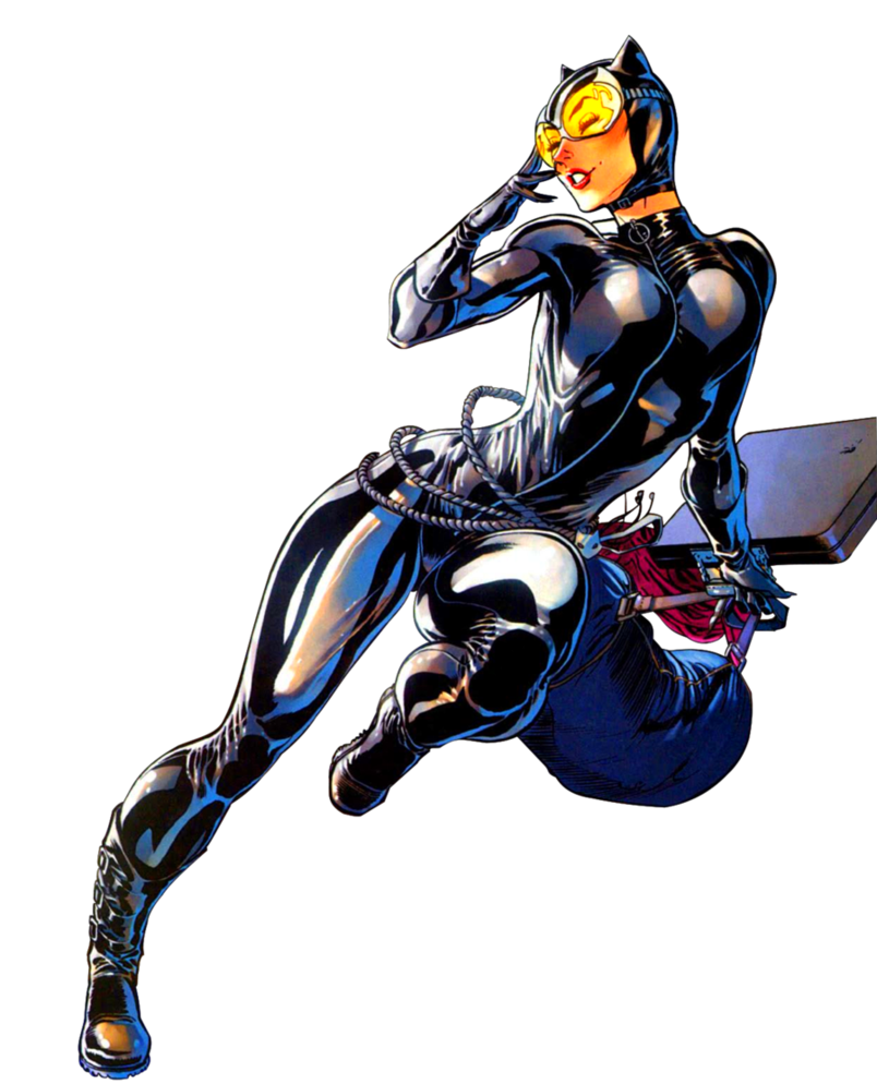 Fornite Catwoman Comic Book Outfit PNG Picture