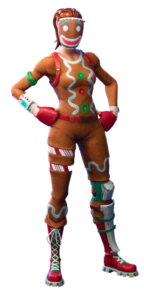 Fortnite Gingerbread PNG Isolated Pic
