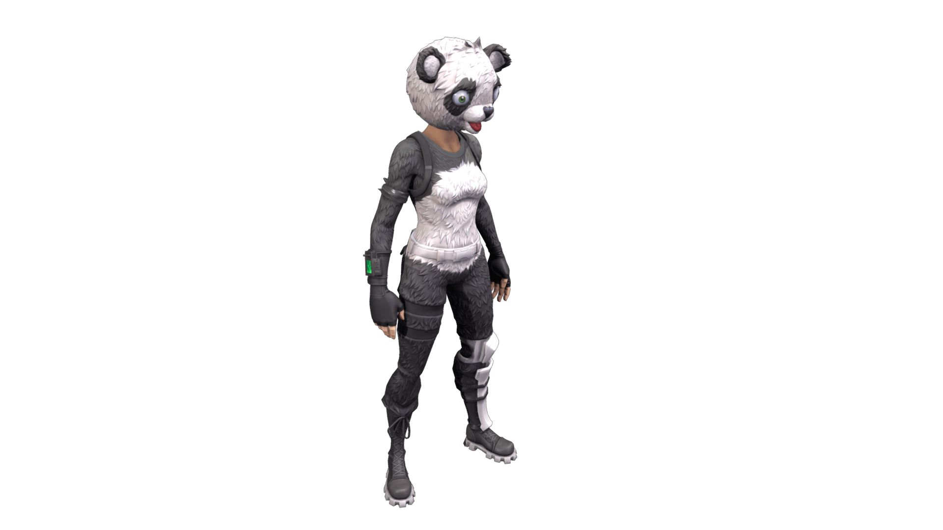 Fortnite P.A.N.D.A Team Leader PNG HD Isolated