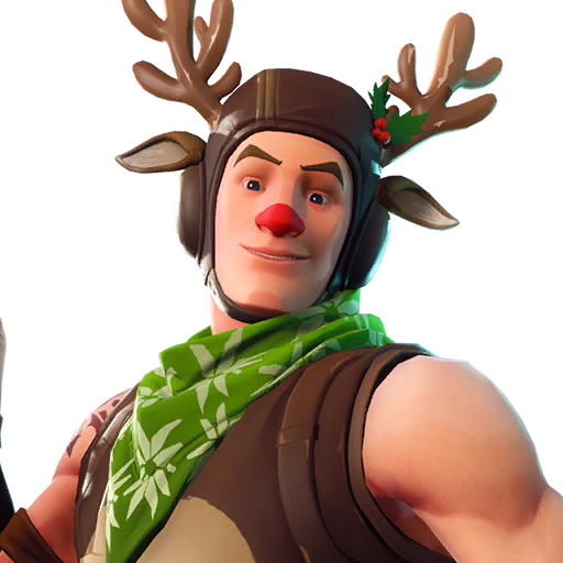Fortnite Red Nosed Raider PNG HD