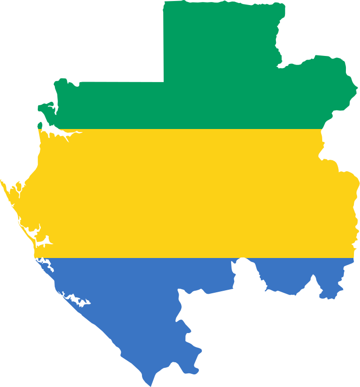 Gabon Flag PNG Isolated HD