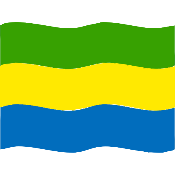 Gabon Flag PNG Photo