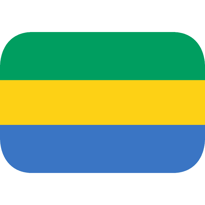 Gabon Flag PNG Photos